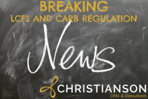 BREAKING LCFS/CARB REGULATION NEWS