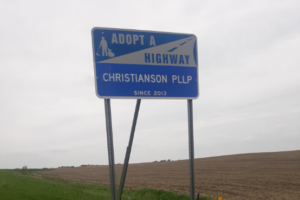 Adopt a Highway sign