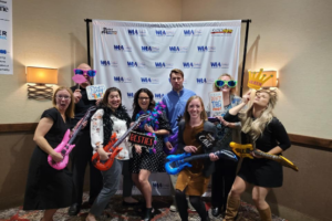 Employees pose for a photo at a Willmar Chamber of Commerce Event