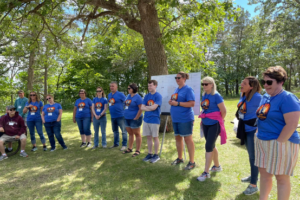 Group photo of Christianson employees in summer 2022.