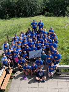Group photo of Christianson employees in summer 2022.