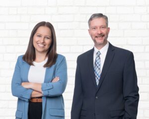 Chelsey Mueller and Jamey Cline