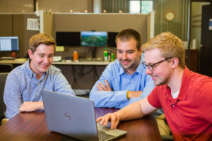 3 young men searching for career options