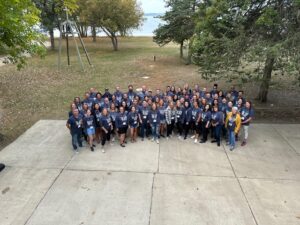 Group photo of Christianson staff at 2023 on-site retreat