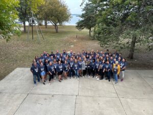 Group photo of Christianson staff at 2023 on-site retreat