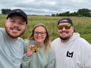 Tony M Found the Sauk Centre Medallion in Summer 2025.
