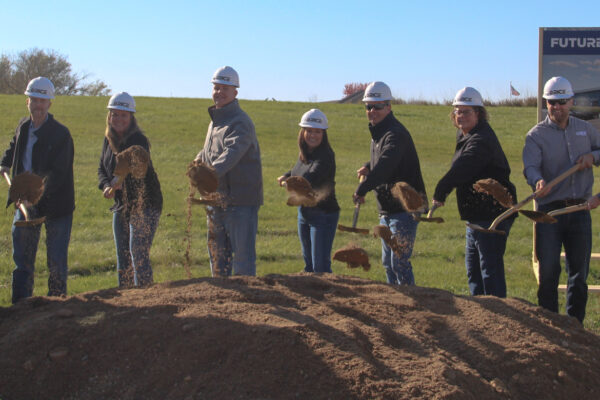 Photo of the partners of Christianson PLLP at the groundbreaking for our new corporate headquarters